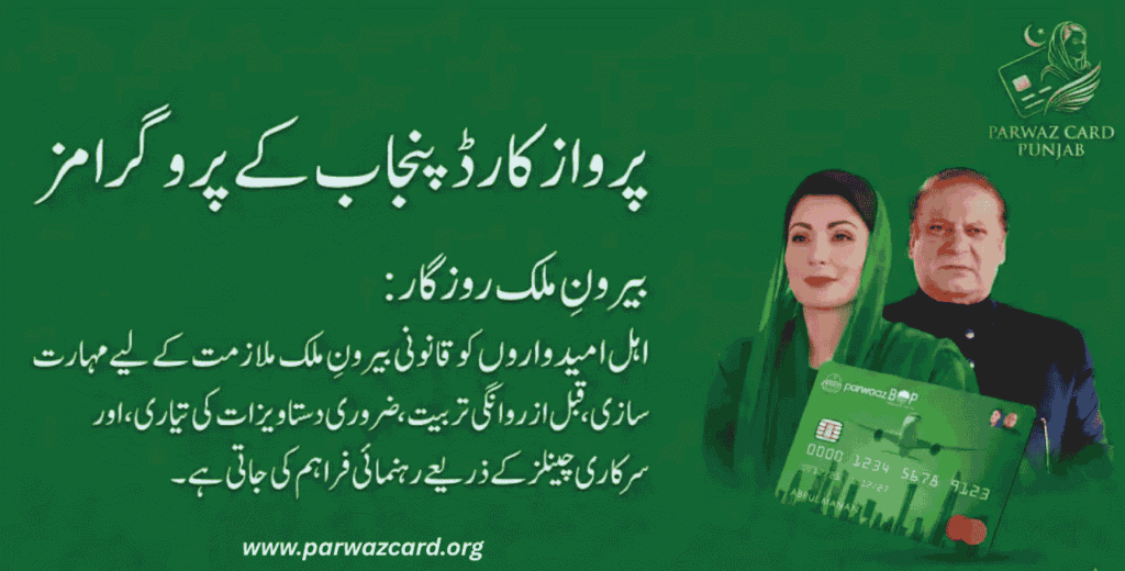 parwaaz card categories